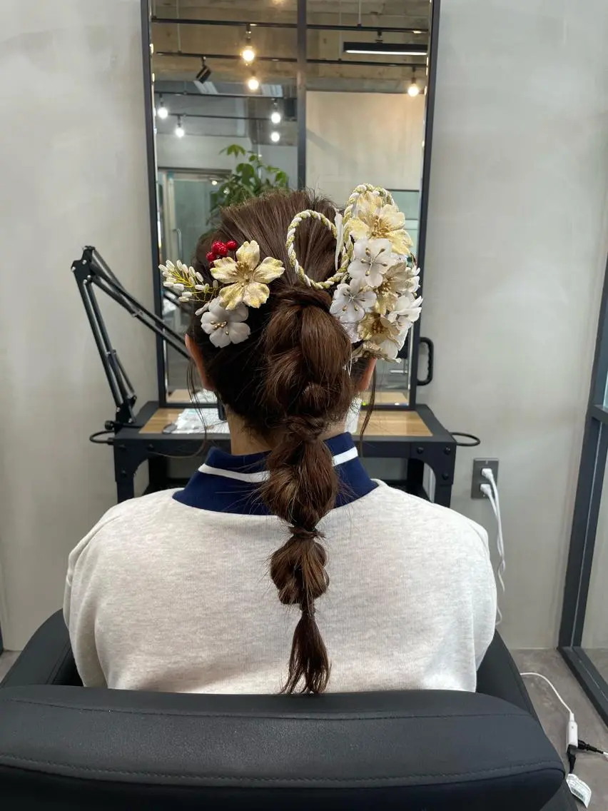 ロング ヘアアレンジ ヘアセット ALLEN hair /まなのヘアスタイル