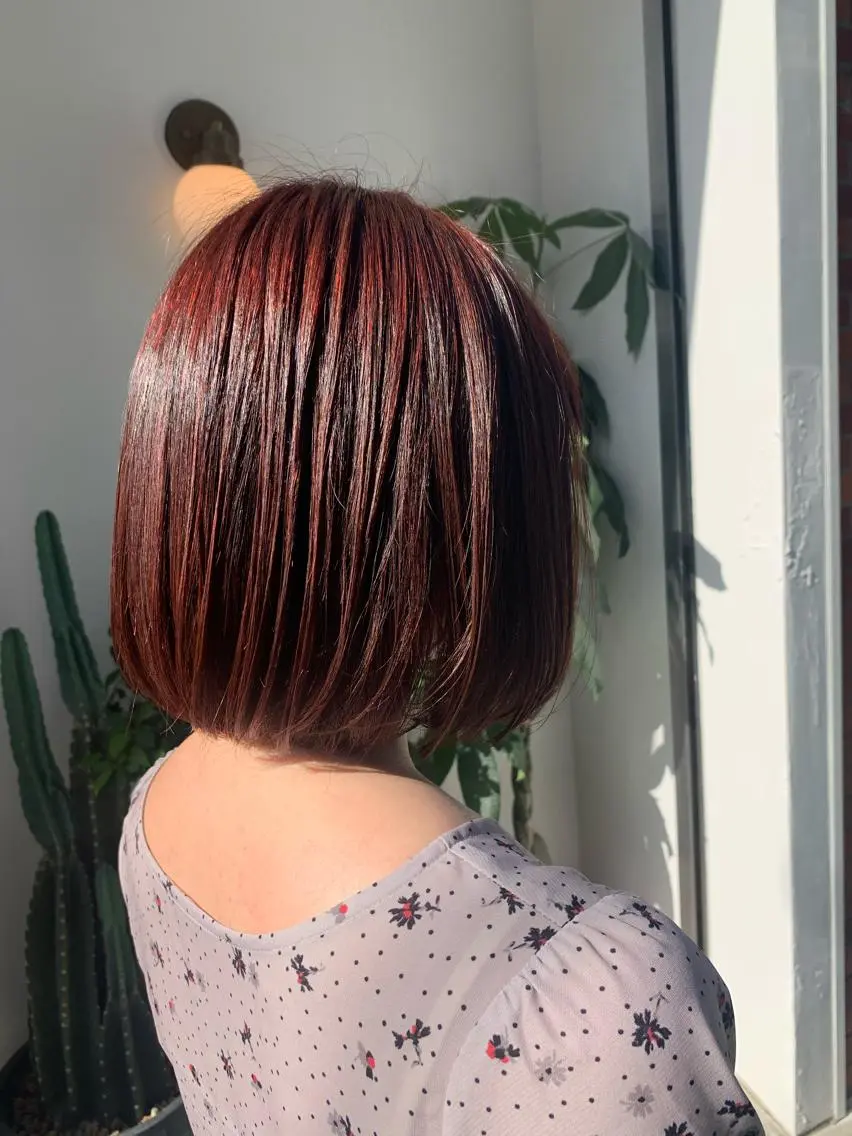 ショート カラー ヘアアレンジ REONA🪽✨薬院 レイヤーカット🫧のヘアスタイル