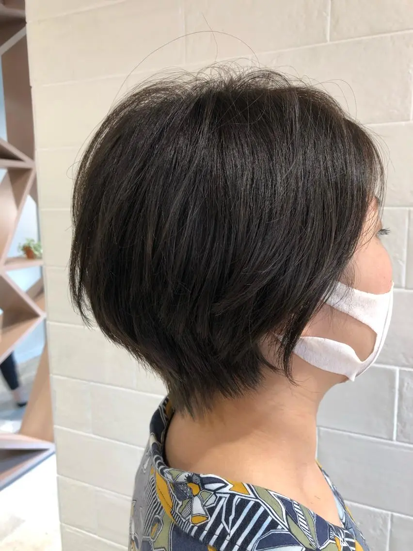ショート カラー ショートヘア ブリーチモデル募集中 小柴のヘアスタイル