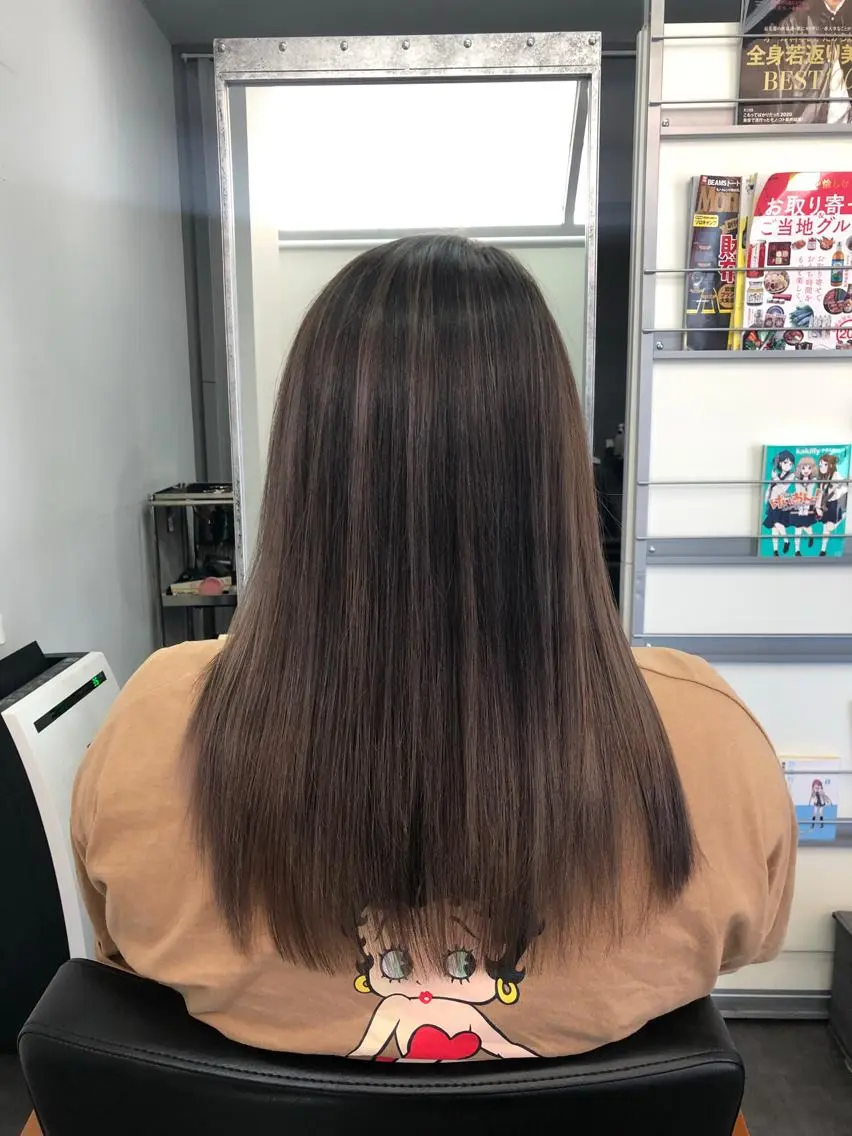 セミロング カラー ヘアアレンジ カット ヘアカラー トリートメント 大塚 貴之のヘアスタイル