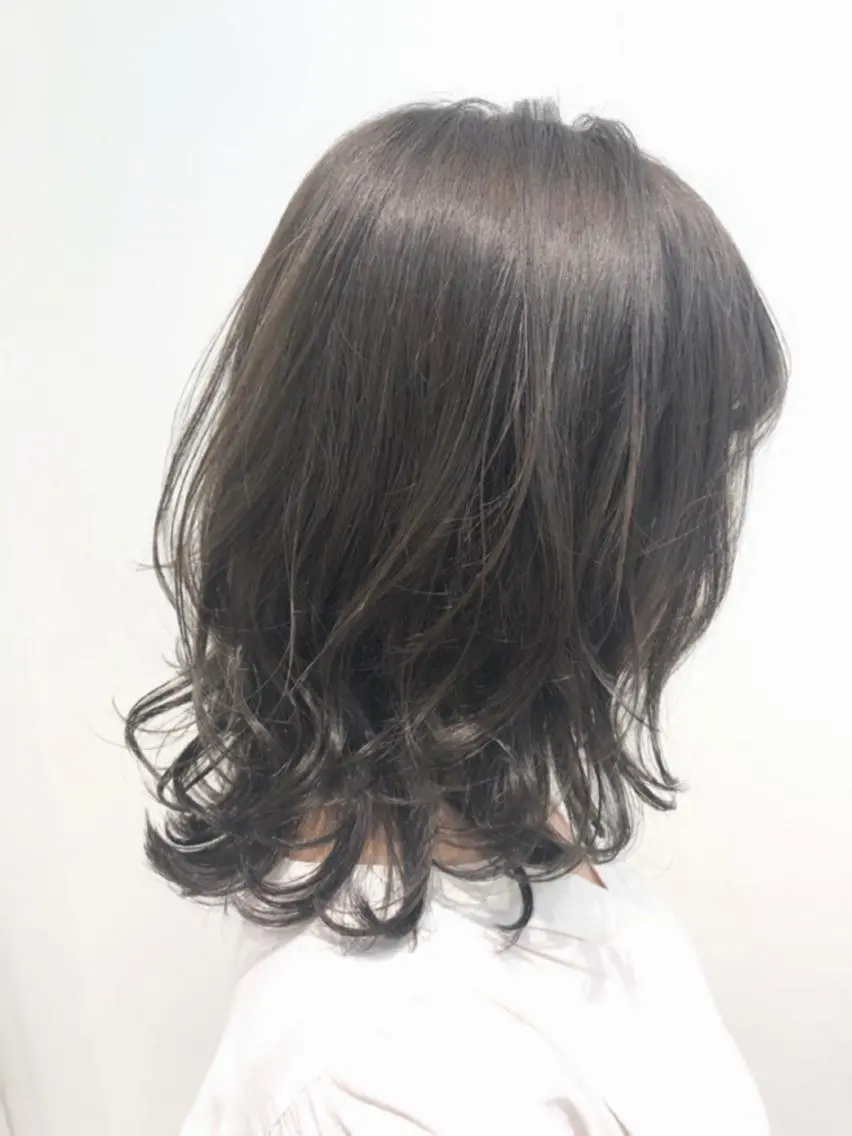 セミロング カラー 【ショートカット 美髪矯正】今井隆太のヘアスタイル