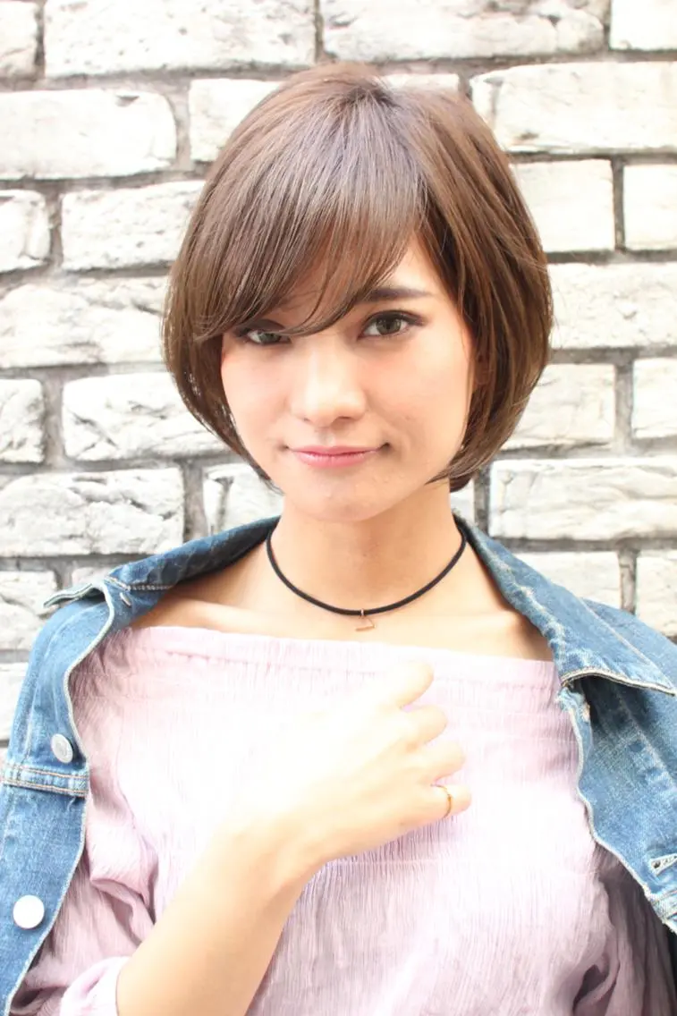 ショート カラー 羽田 ひろむのヘアスタイル