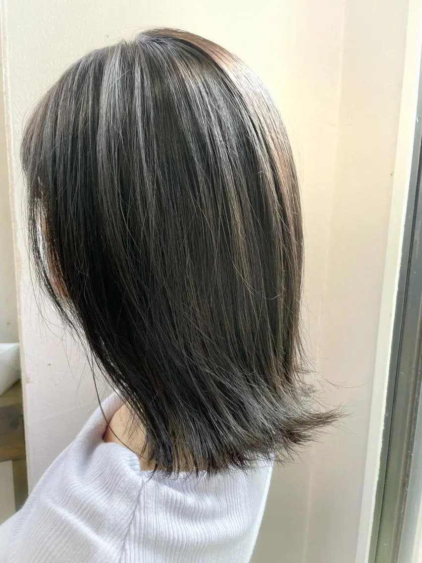 ミディアム カラー ベージュカラー ブリーチ ブリーチなしカラー オリーブベージュ ヘアカラー トリートメント メンズ特化🟡個室 口コミ高評価🟡三澤のヘアスタイル