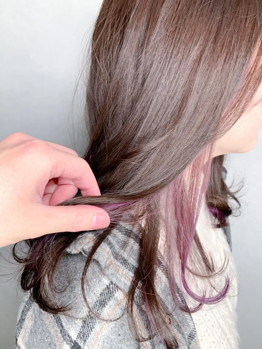 ミディアム カラー イヤリングカラー ヘアカラー 🌈 DAIKI 🌈のヘアスタイル
