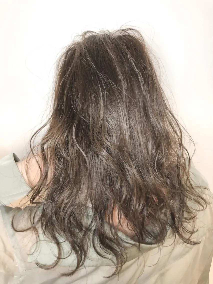 セミロング カラー ヘアカラー m ā l o. マァロのヘアスタイル