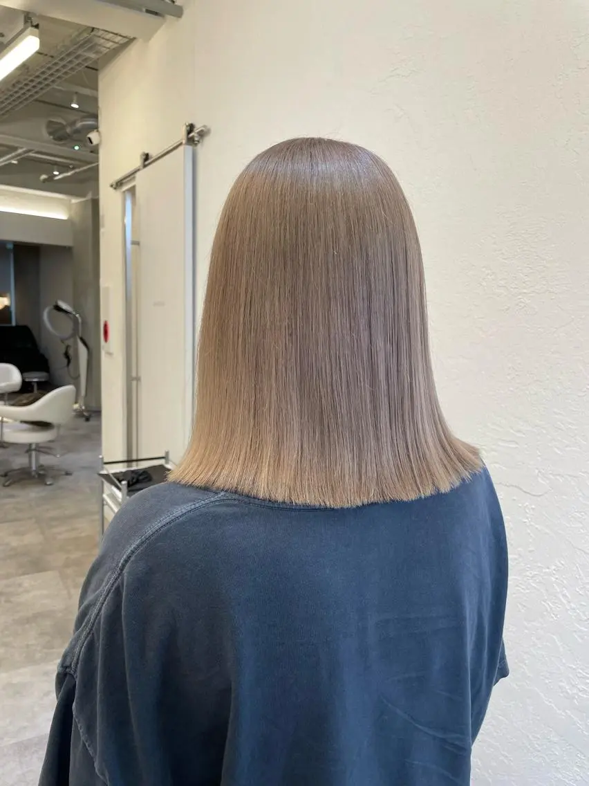 ミディアム カラー ヘアアレンジ カット ヘアカラー トリートメント ヘアセット 🍃柔らか透け髪 /表参道/瑞希🍃のヘアスタイル