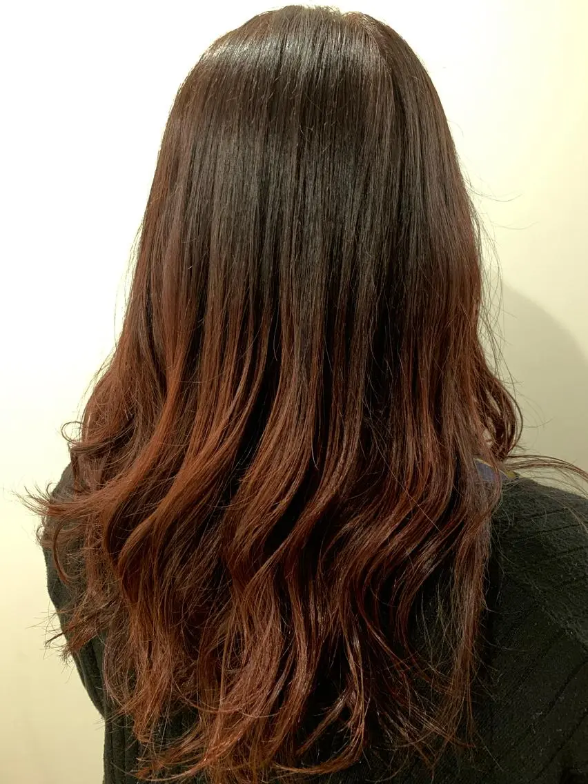 カラー グラデーションカラー 杉山 憂人のヘアスタイル