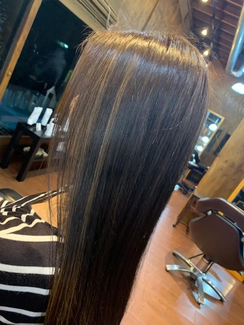 ロング カラー @kutsu tetsuoのヘアスタイル