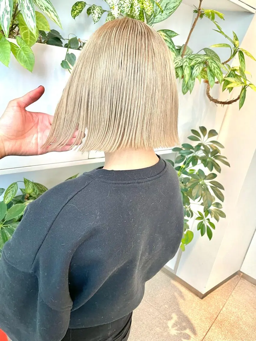 ショート ヘアカラー トリートメント 東北No.1完全個室 💐梶谷社長のヘアスタイル