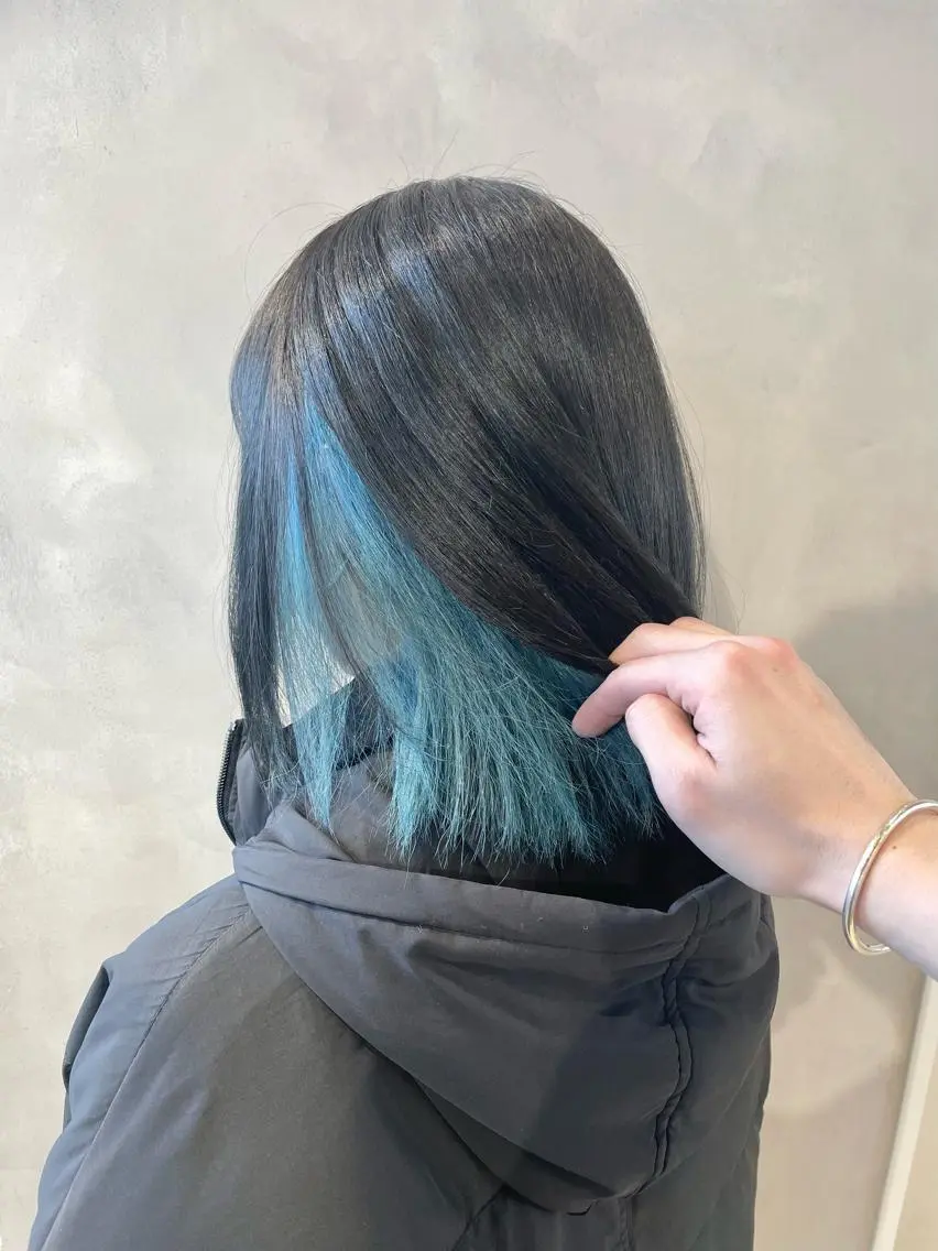 ショート カラー ヘアカラー トリートメント ヘアセット ハイトーン×レイヤー /遠藤将太のヘアスタイル