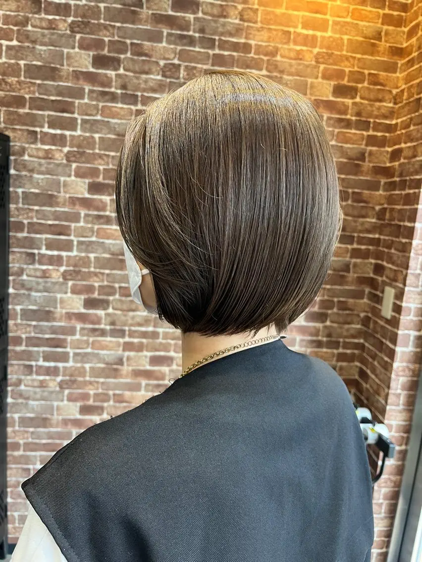 ショート カラー パーマ ヘアアレンジ メンズ キッズ ネイル マツエク・マツパ アイブロウ メンズパーマ ブラウンカラー ケアカラー 透明感カラー ピンクカラー 久木原 ゆりのヘアスタイル
