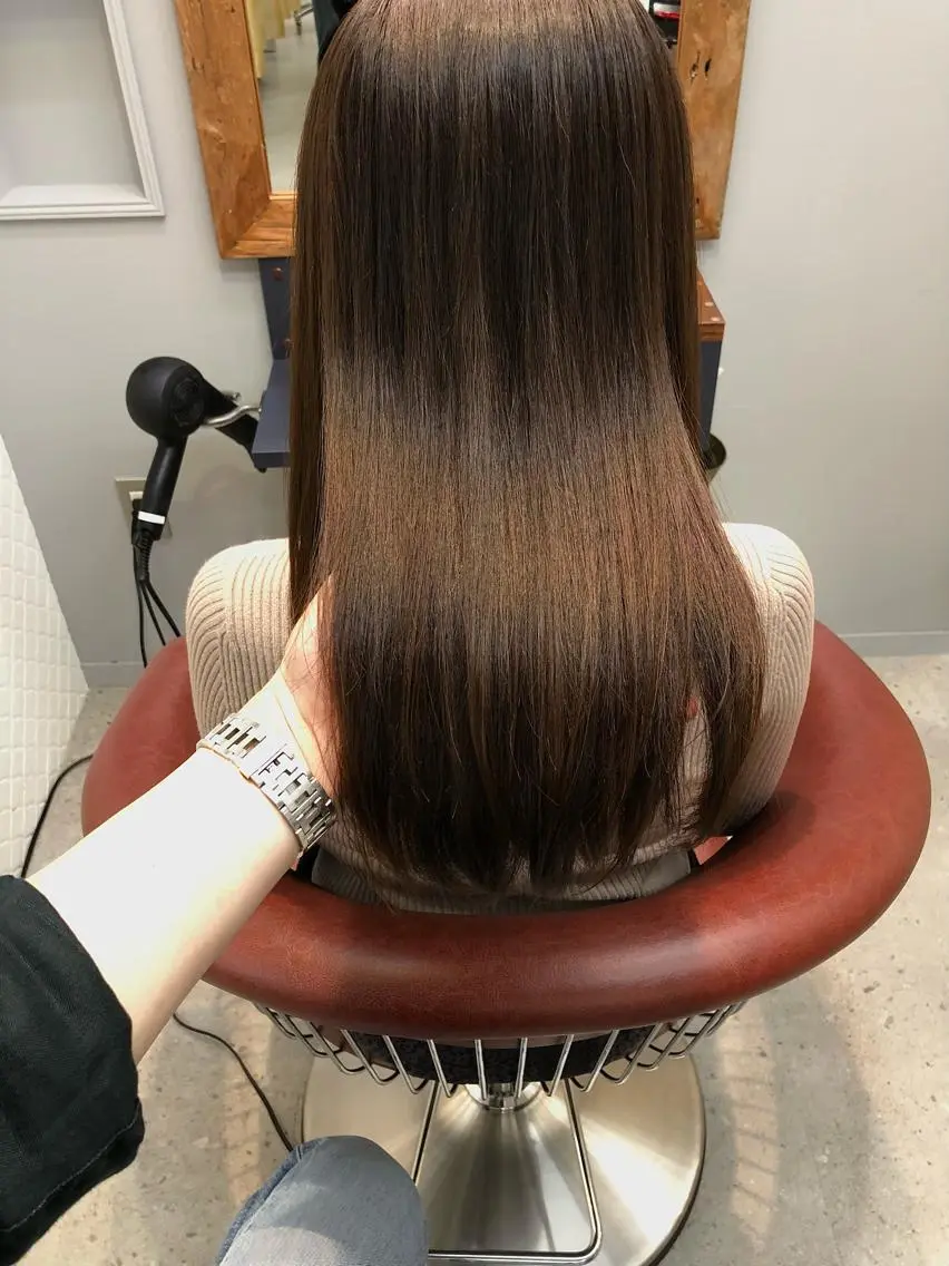 ロング 髪質改善 ヘアカラー トリートメント [仙台髪質改善]小原 弘之のヘアスタイル