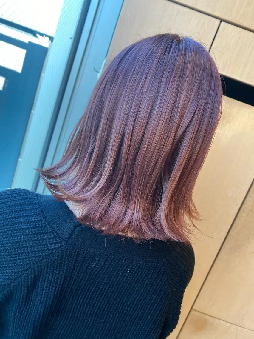 カラー カット ヘアカラー トリートメント 顔まわりの神様✨ 透明感カラー藤嶋秀幸のヘアスタイル