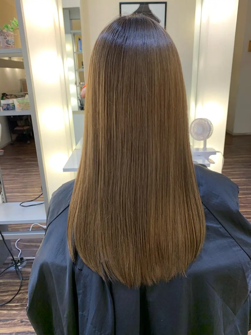 ミディアム カラー ベージュカラー 髪質改善サロン ARCHE野瀬冬馬のヘアスタイル