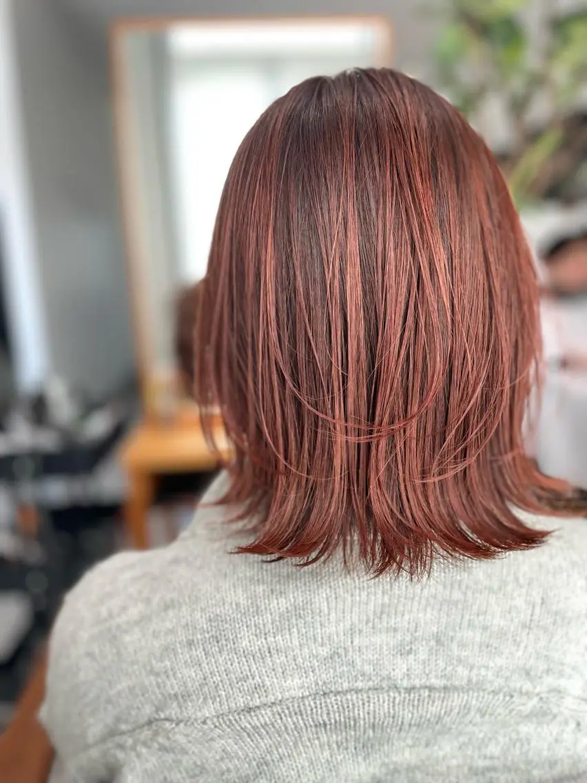 ミディアム 河内 元伸のヘアスタイル