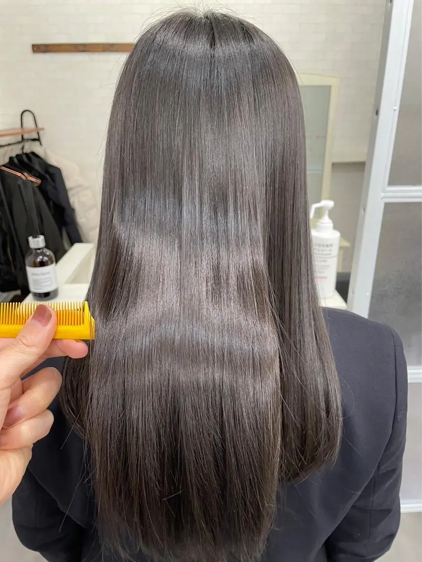 ロング トリートメント ババ リョウゴのヘアスタイル