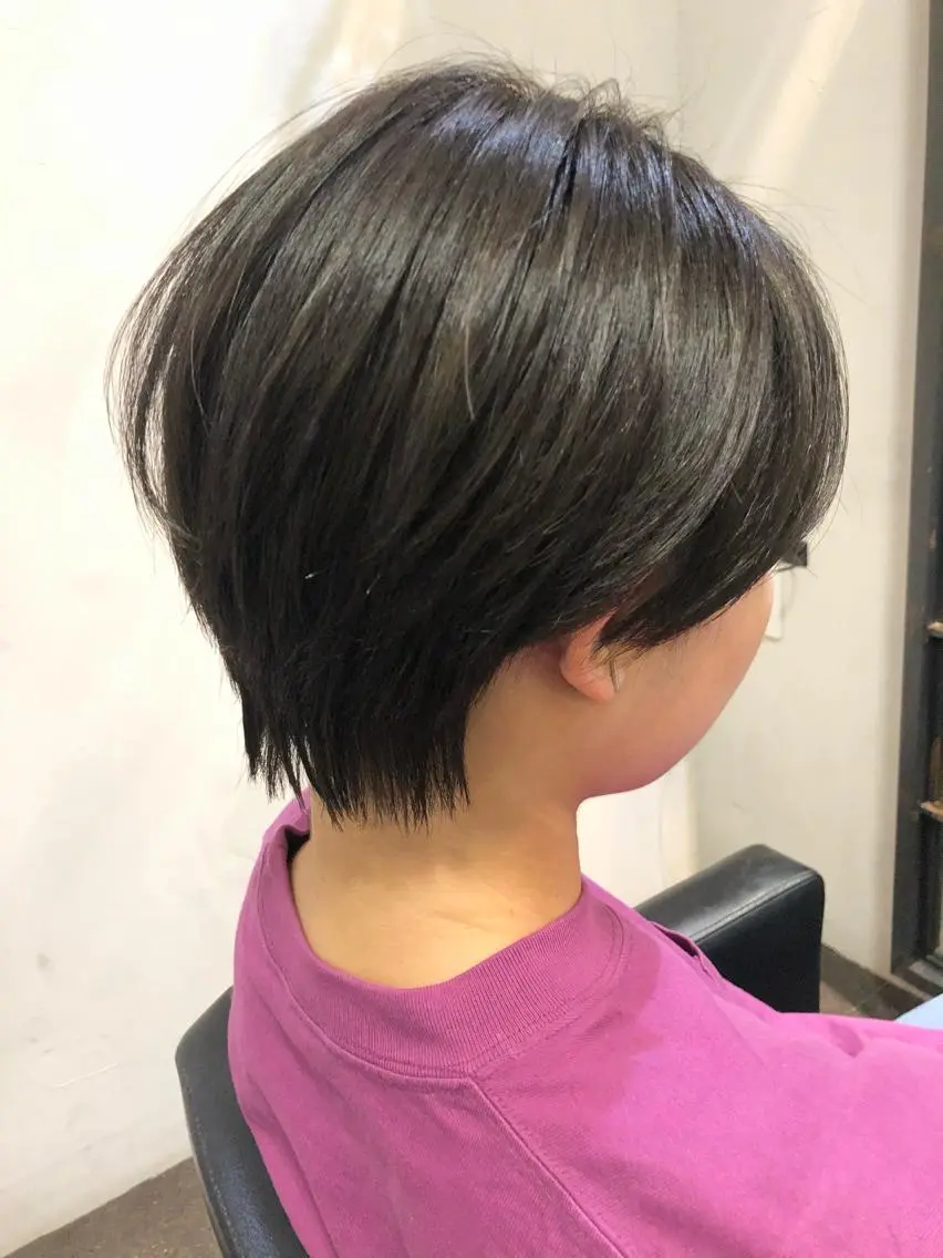 ショート ショートヘア カット 千葉 郁也のヘアスタイル