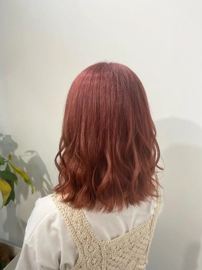カラー ベージュカラー ピンクカラー ピンクベージュ ヘアカラー 🎀暖色/オリーブ カラー🎀seinaのヘアスタイル