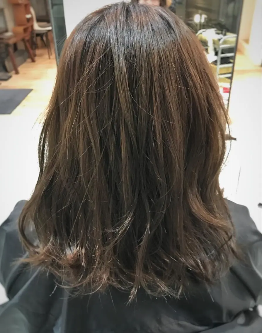 セミロング カラー パーマ ヘアアレンジ メンズ キッズ ネイル マツエク・マツパ メンズブリーチ ブリーチ ブリーチなしカラー 逗子葉山 ナオイカイラのヘアスタイル