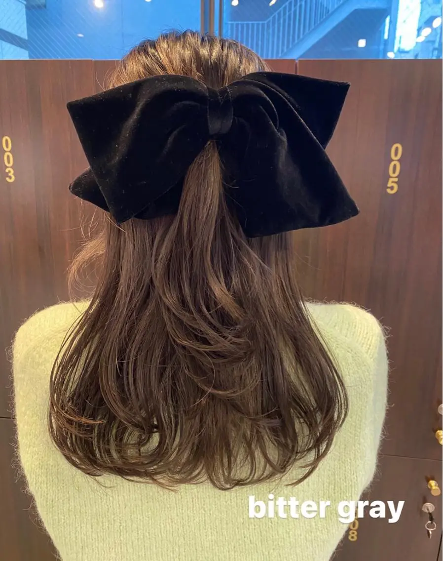 セミロング カラー ヘアアレンジ カット ヘアカラー トリートメント ブリーチなしカラー/ レイヤー/ASARIのヘアスタイル