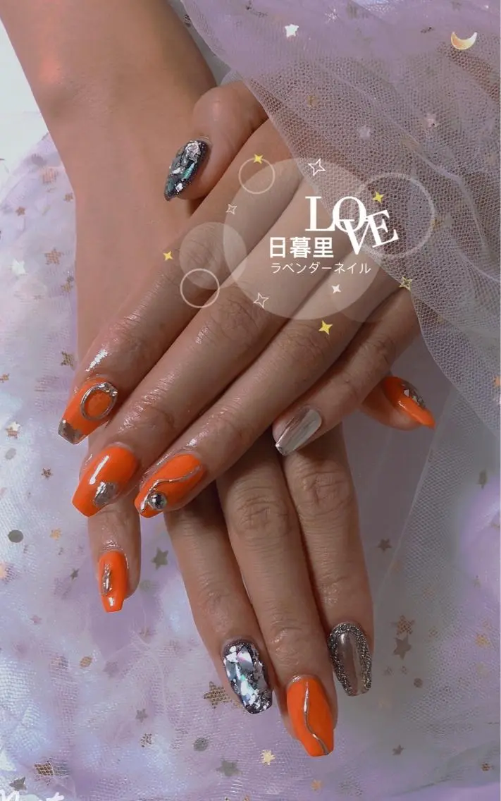 ネイル ラベンダー💖日暮里 ルル💖ネイルのネイルデザイン