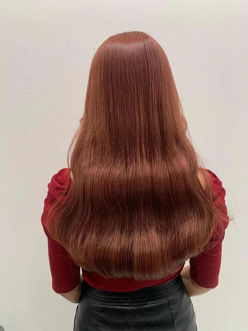 ロング カラー ヘアアレンジ ダブルカラー｜ なおき｜池袋美容師のヘアスタイル