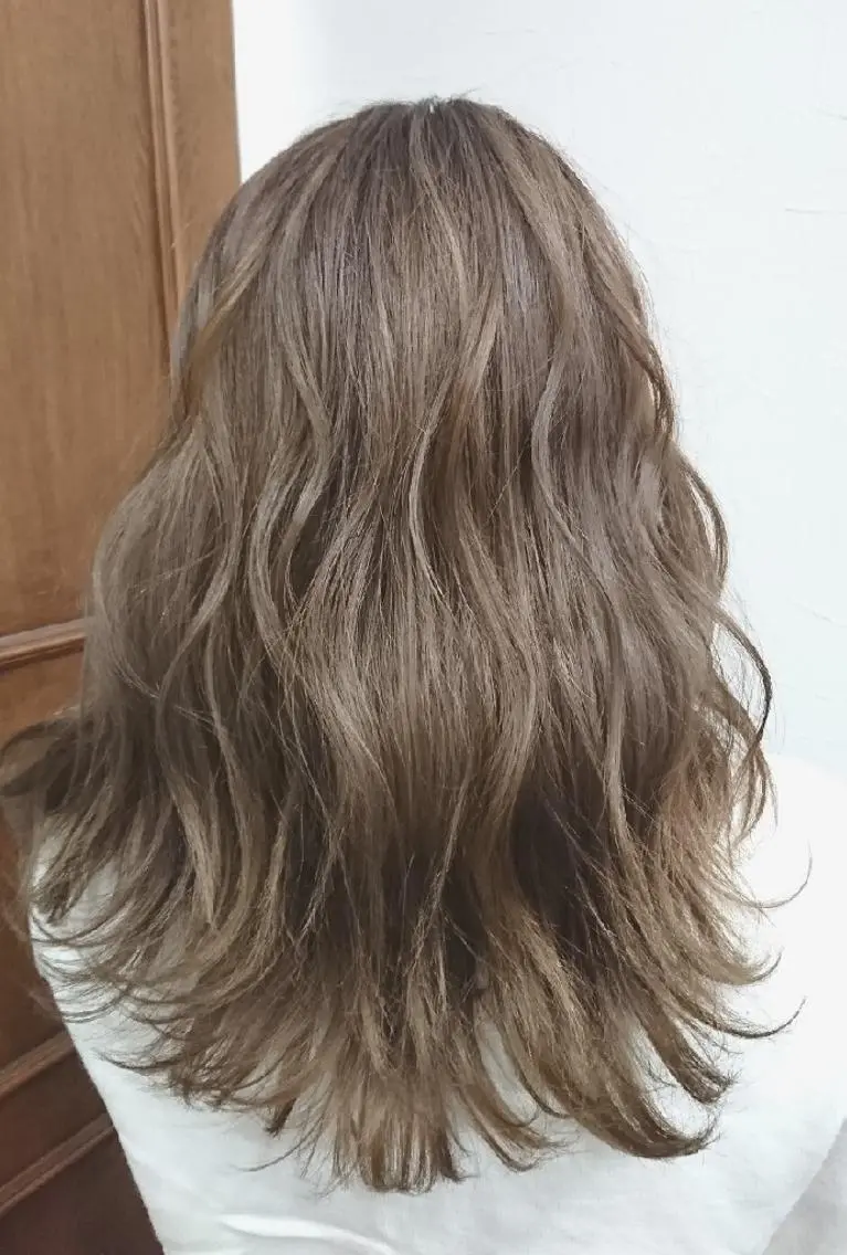 ロング カラー パーマ ヘアアレンジ メンズ メンズハイライト グラデーションカラー ハイライトカラー ハイライト ヘアカラー まとまり💯悩み改善 ★松本尚弥★店長のヘアスタイル