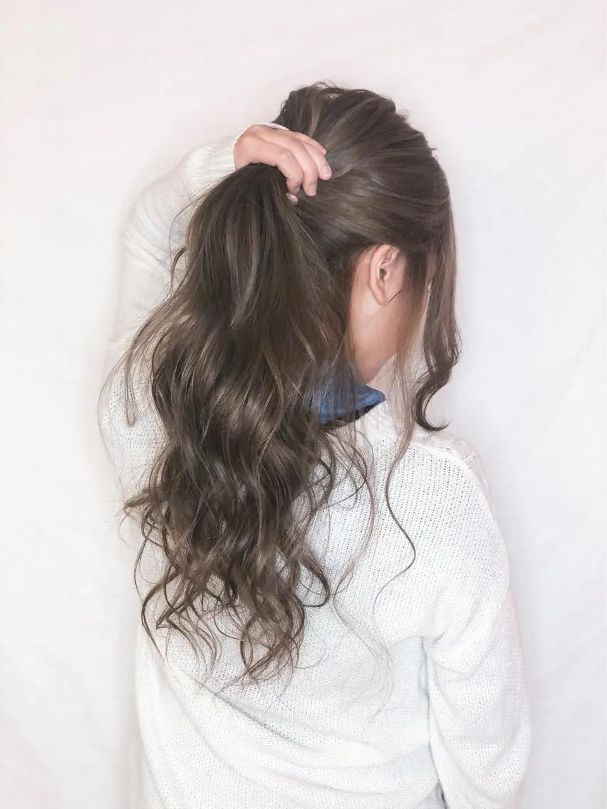 ロング カラー ベージュカラー 外国人風カラー ヘアカラー トリートメント 🧡ショートの達人 🧡SHOのヘアスタイル