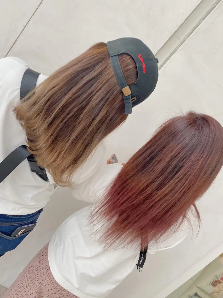 ロング ヘアカラー 小谷野 真優のヘアスタイル