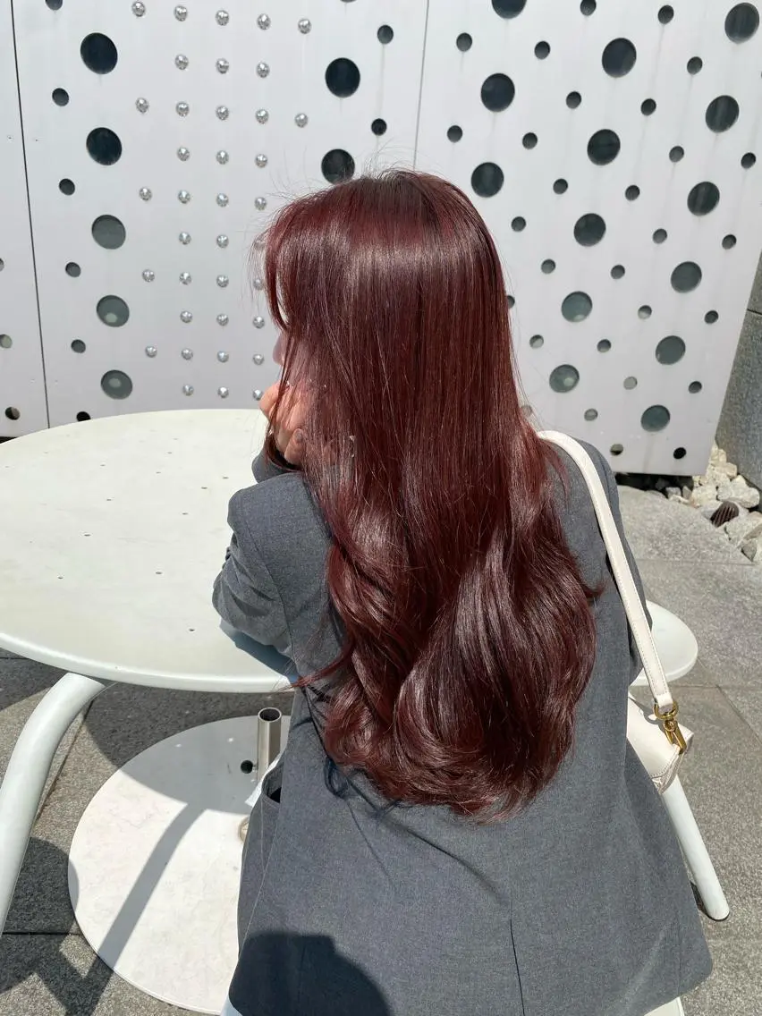 ロング カラー ヘアカラー ブリーチなしカラー 🤍　Mihanaのヘアスタイル