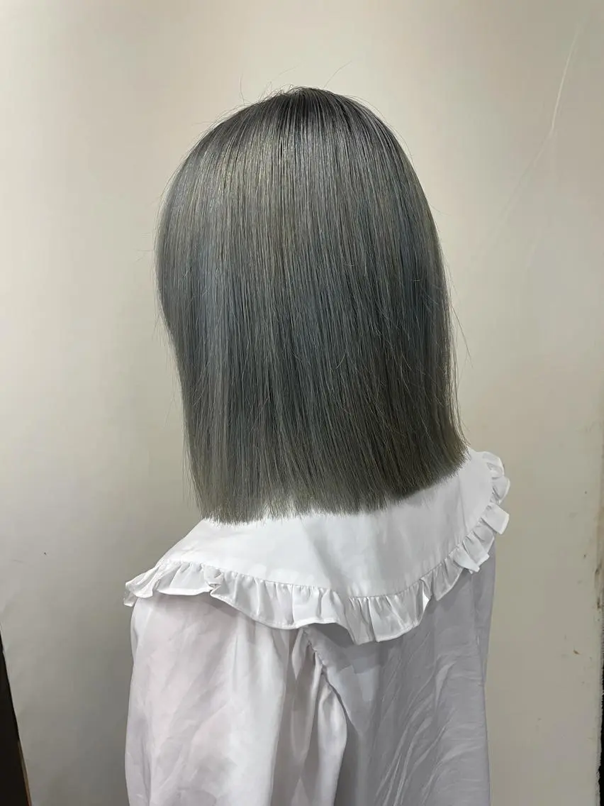 ミディアム カラー ミント 浦野 剛志のヘアスタイル