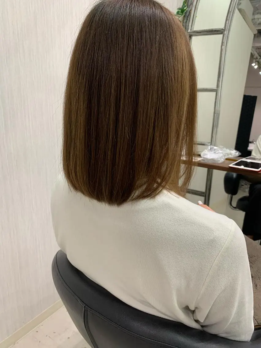 ミディアム repose日本橋 室町のヘアスタイル