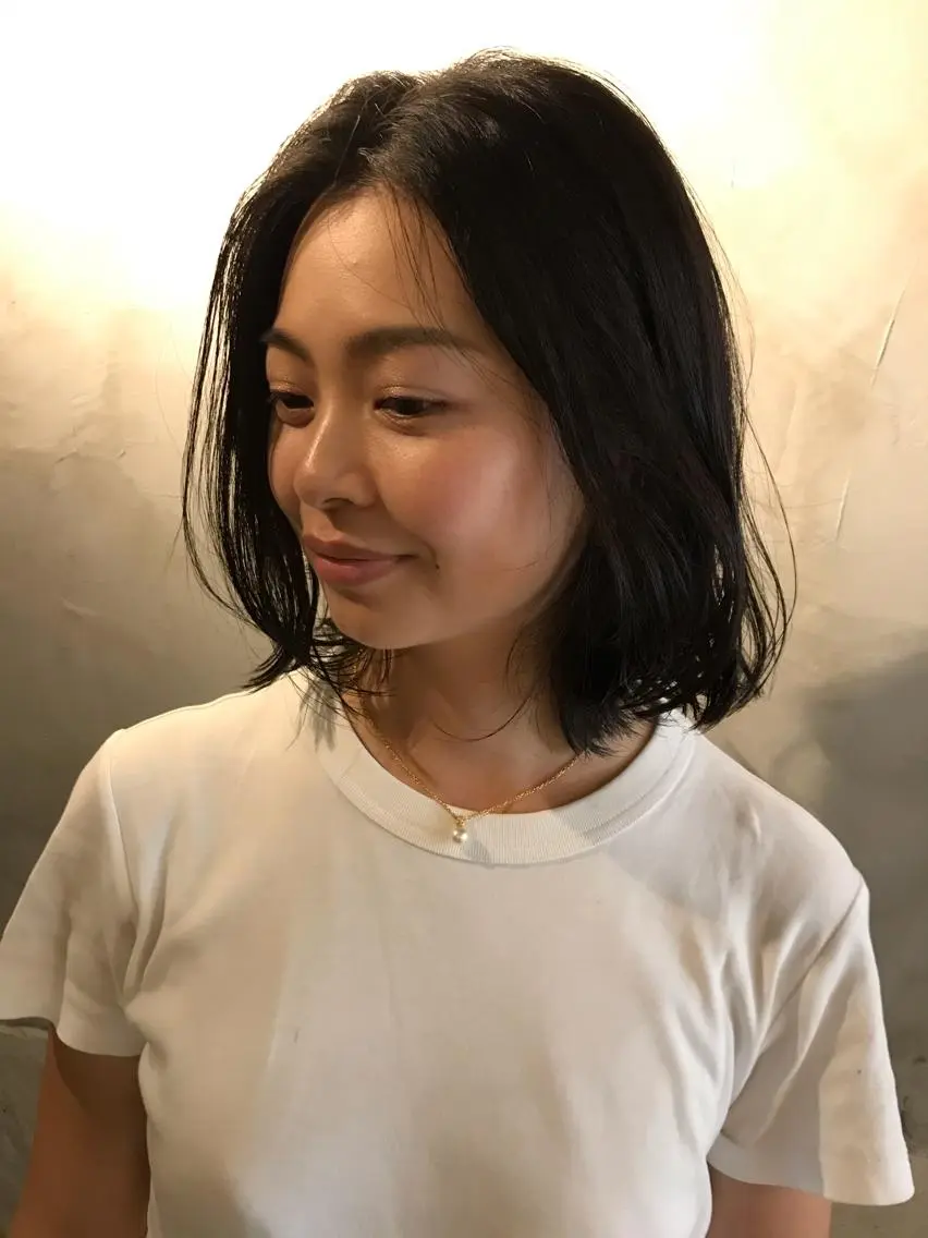 ミディアム トリートメント ヘッドスパ ayane⭐️ボブ・ ショート・パーマのヘアスタイル