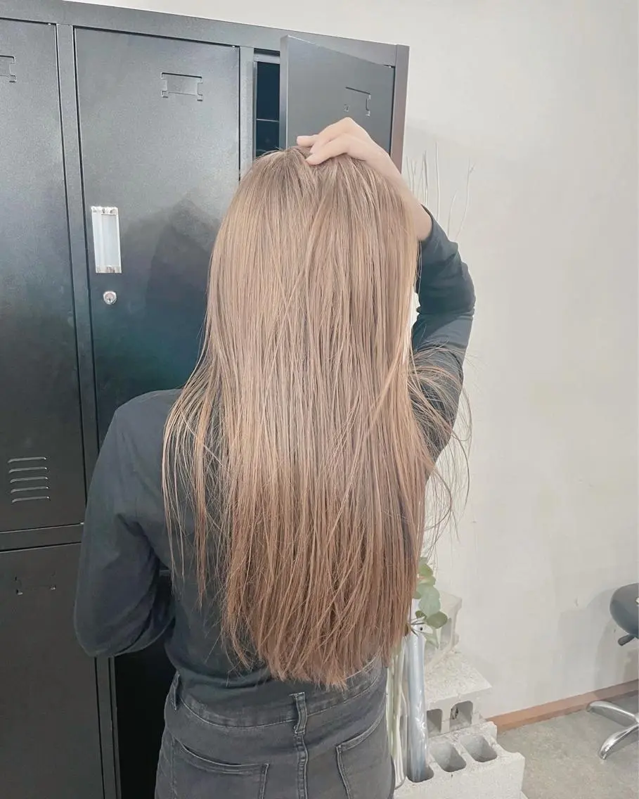 ロング カラー パーマ ヘアアレンジ メンズ キッズ ネイル マツエク・マツパ メンズバレイヤージュ メンズブリーチ メンズハイライト メンズインナーカラー メンズ韓国風 エビスザキレン/メン ズ/心斎橋🌳のヘアスタイル