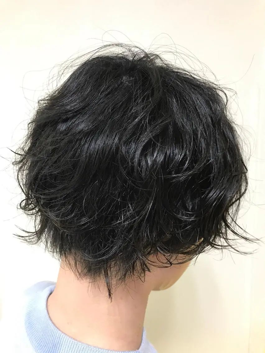 ショート パーマ 横田  尚登のヘアスタイル