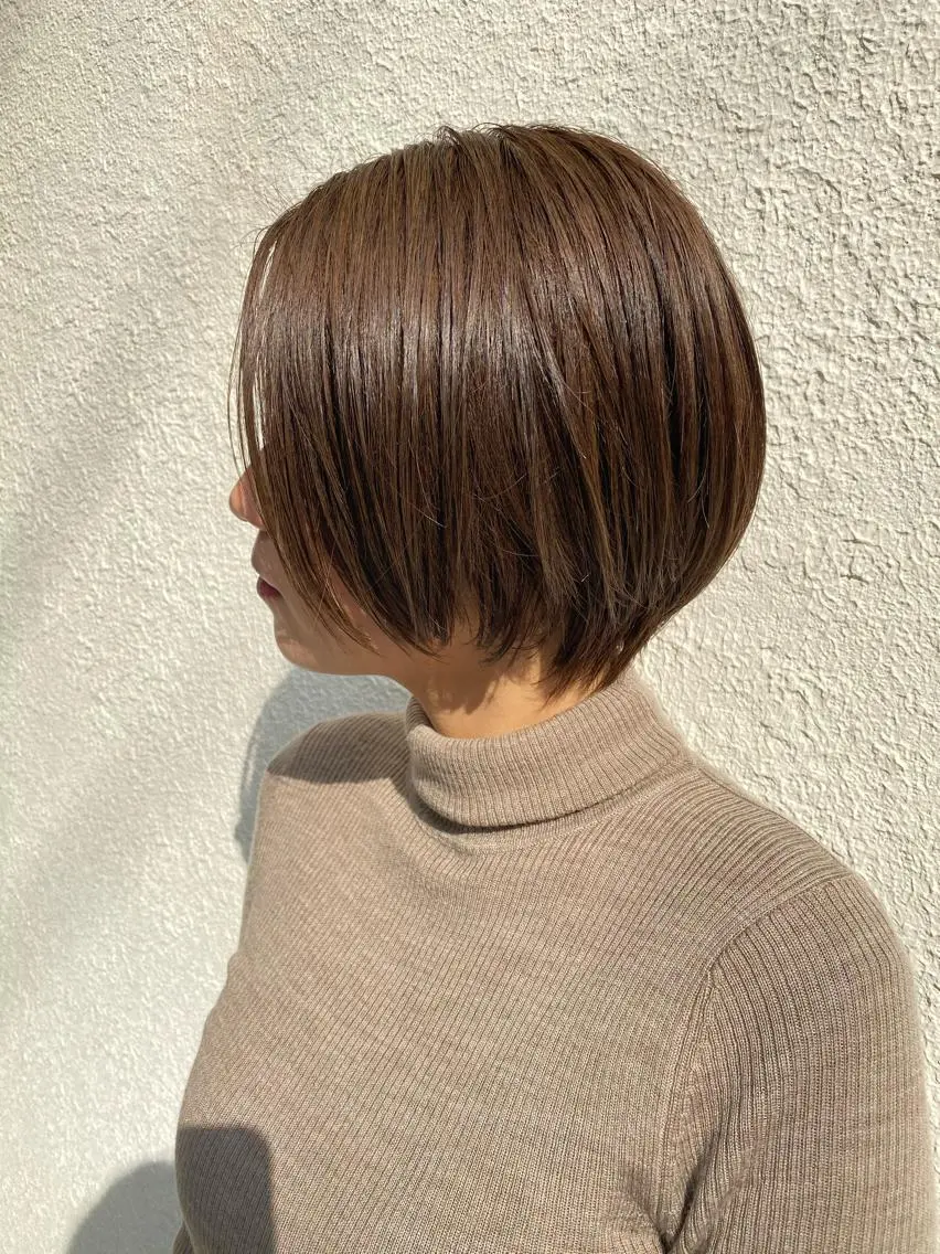 ショート ショートヘア 岩尾 萌々子のヘアスタイル