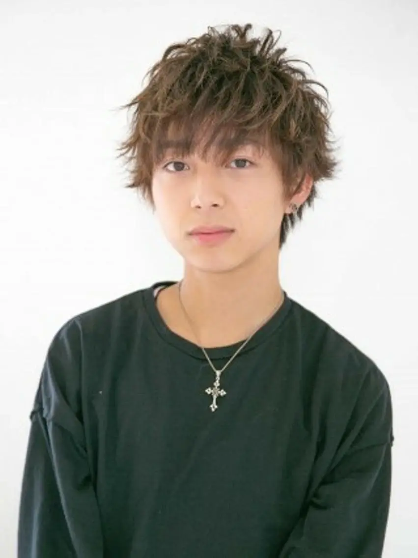 メンズ 透け感カラー⭐️ EARTH高田馬場のヘアスタイル