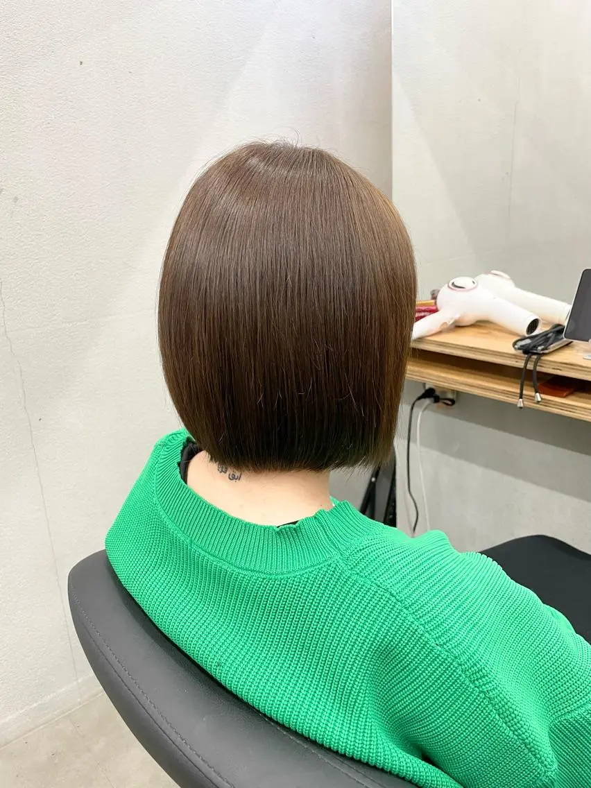 ショート カラー カット ヘアカラー トリートメント ひより /novusのヘアスタイル