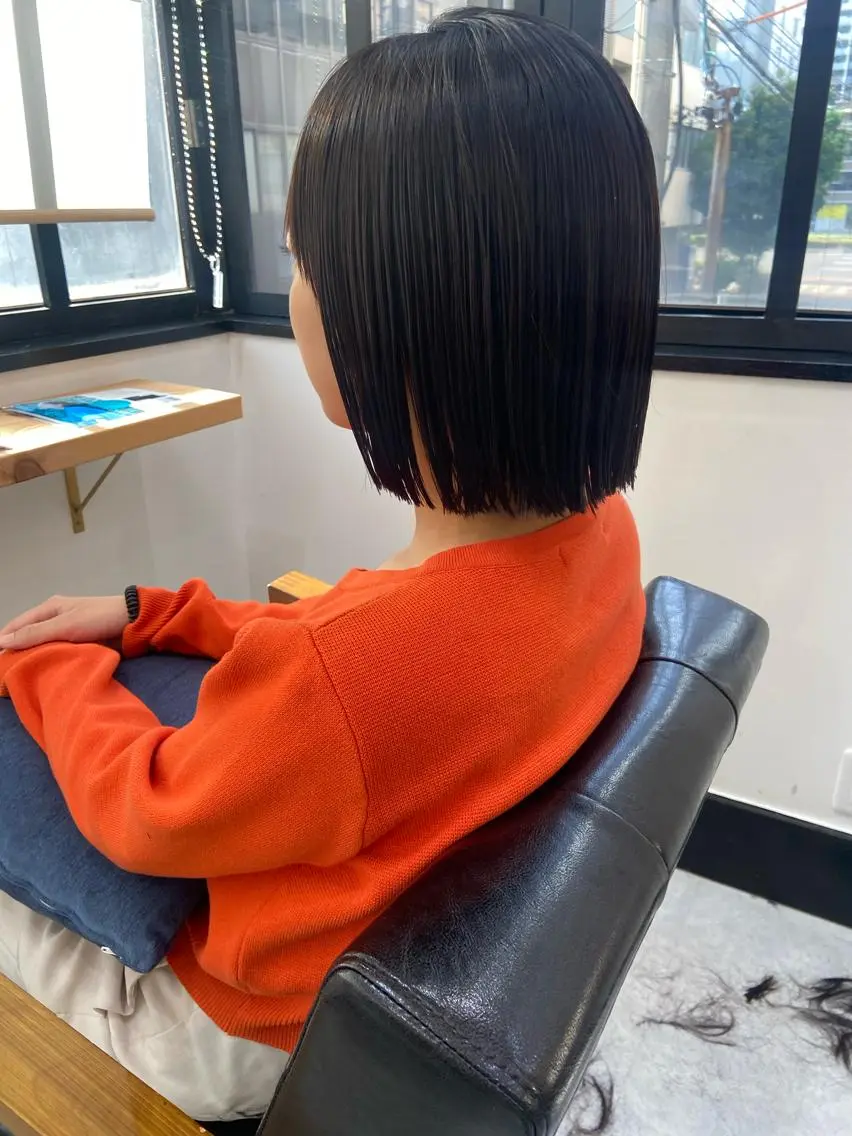 ショート パーマ カット 縮毛矯正 トリートメント 田中 あやなのヘアスタイル