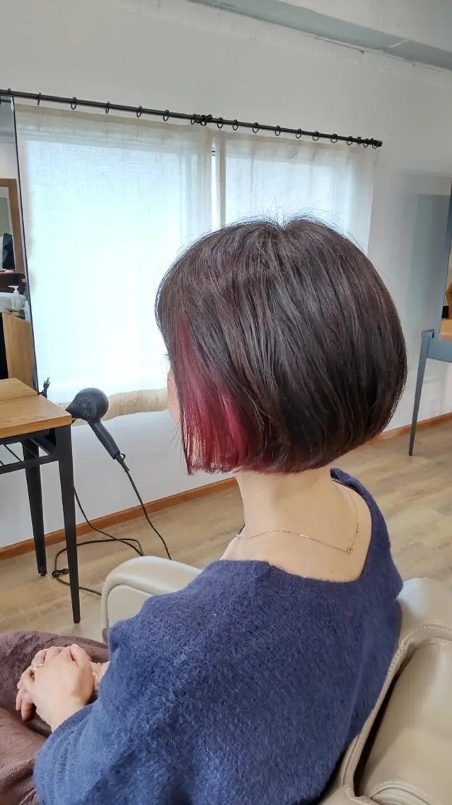 ショート カット トリートメント 吉田 小百合のヘアスタイル