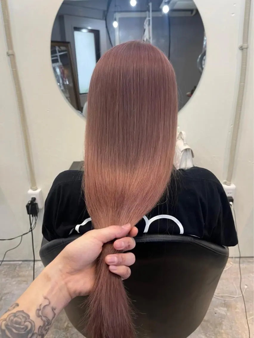 ロング カラー トリートメント 魅力引き出しヘア🐾 るくものヘアスタイル