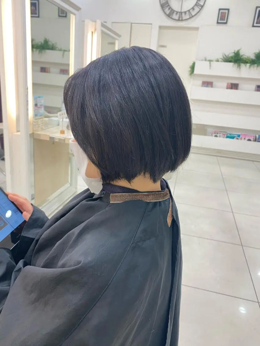 カラー ブリーチ 透明感カラー ブリーチなしカラー 竹下 勝也のヘアスタイル