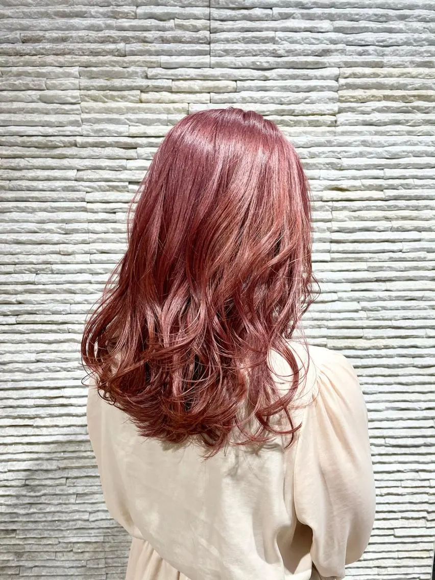 ロング カラー ヘアカラー 嶋田 ゆきのヘアスタイル