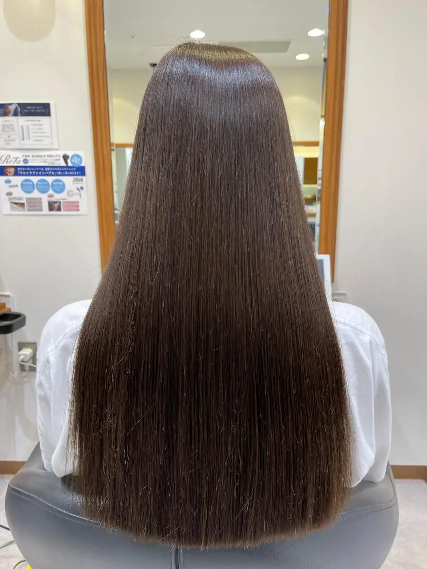 ロング カラー カット ヘアカラー 縮毛矯正 トリートメント ✂︎髪質改善・ Yuitoのヘアスタイル