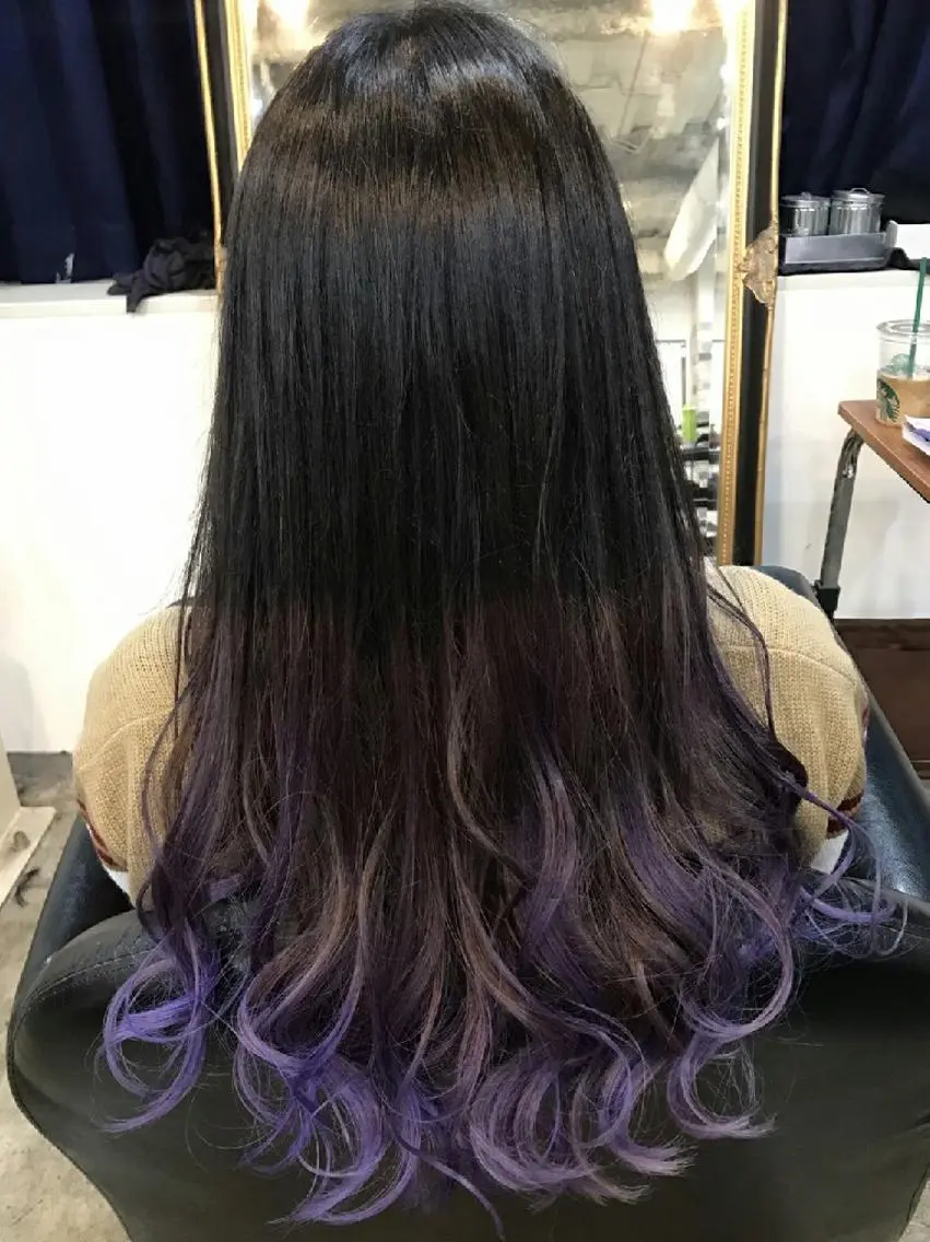ロング カラー ヘアアレンジ パーマ タナカ *歴10年以上*のヘアスタイル