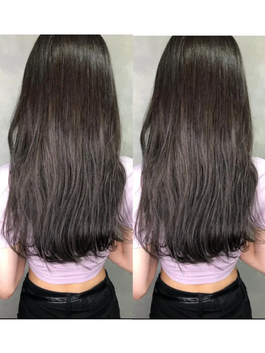 ロング カラー アディクシーカラー ブルーカラー ブルージュ 透明感カラー イルミナカラー レイヤー×髪質改善✨ 渋谷/佐藤侑哉のヘアスタイル