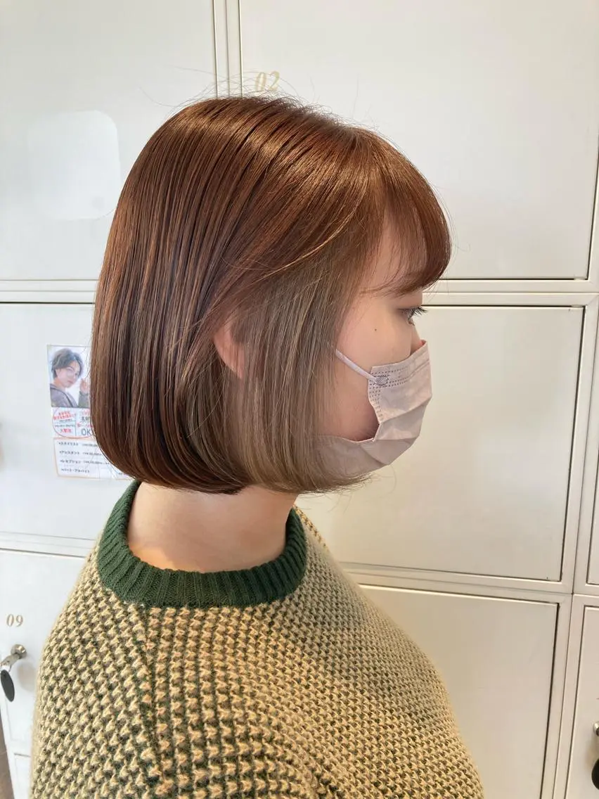 ショート カラー インナーカラー 山田 ひかりのヘアスタイル