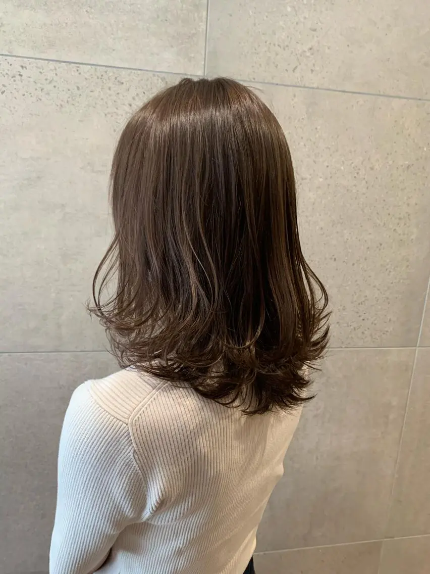 ミディアム 増田 晃士のヘアスタイル