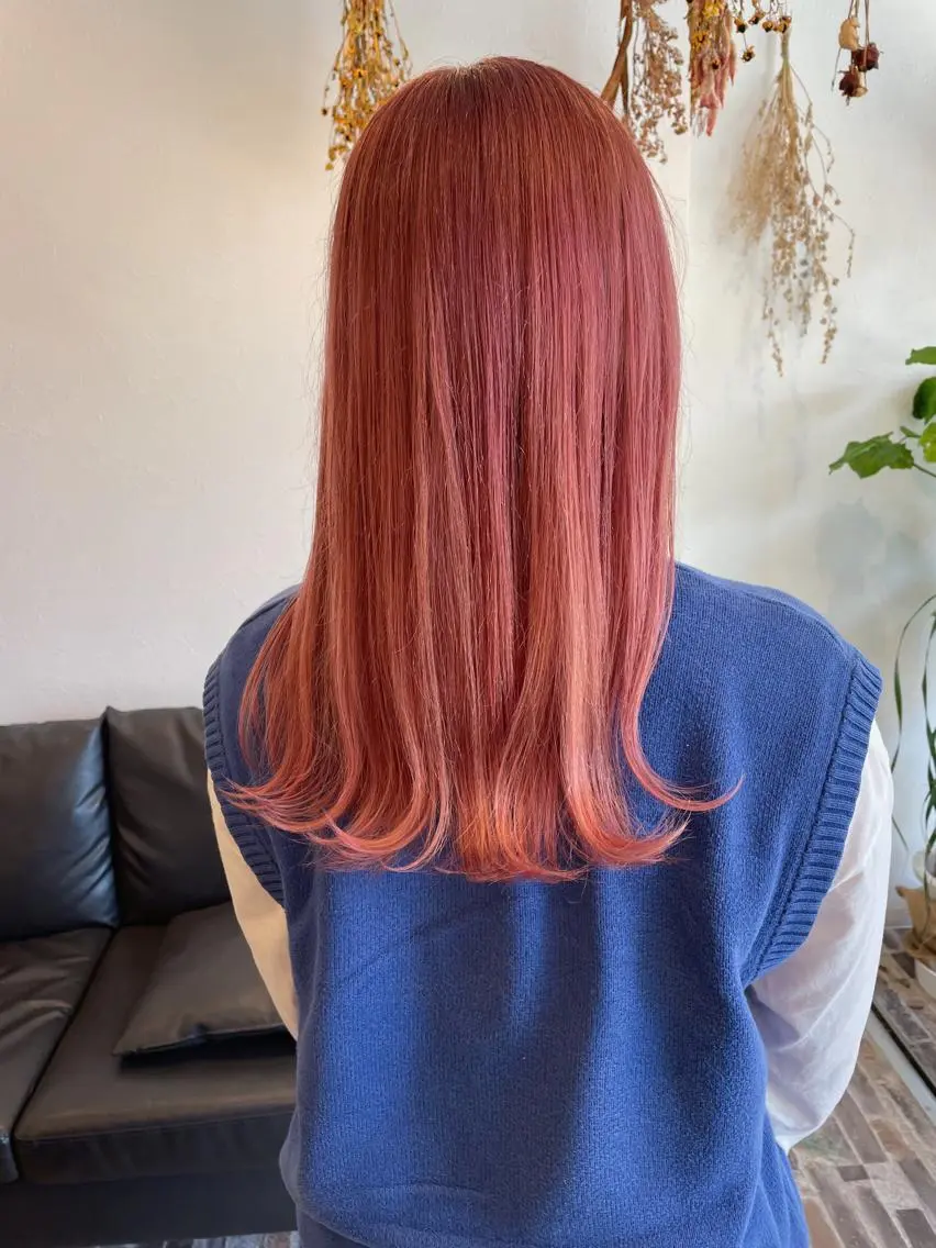 ロング カラー ベージュカラー ブリーチ ピンクカラー ピンクベージュ ヘアカラー m ā l o.🌷 サカモトマイコのヘアスタイル