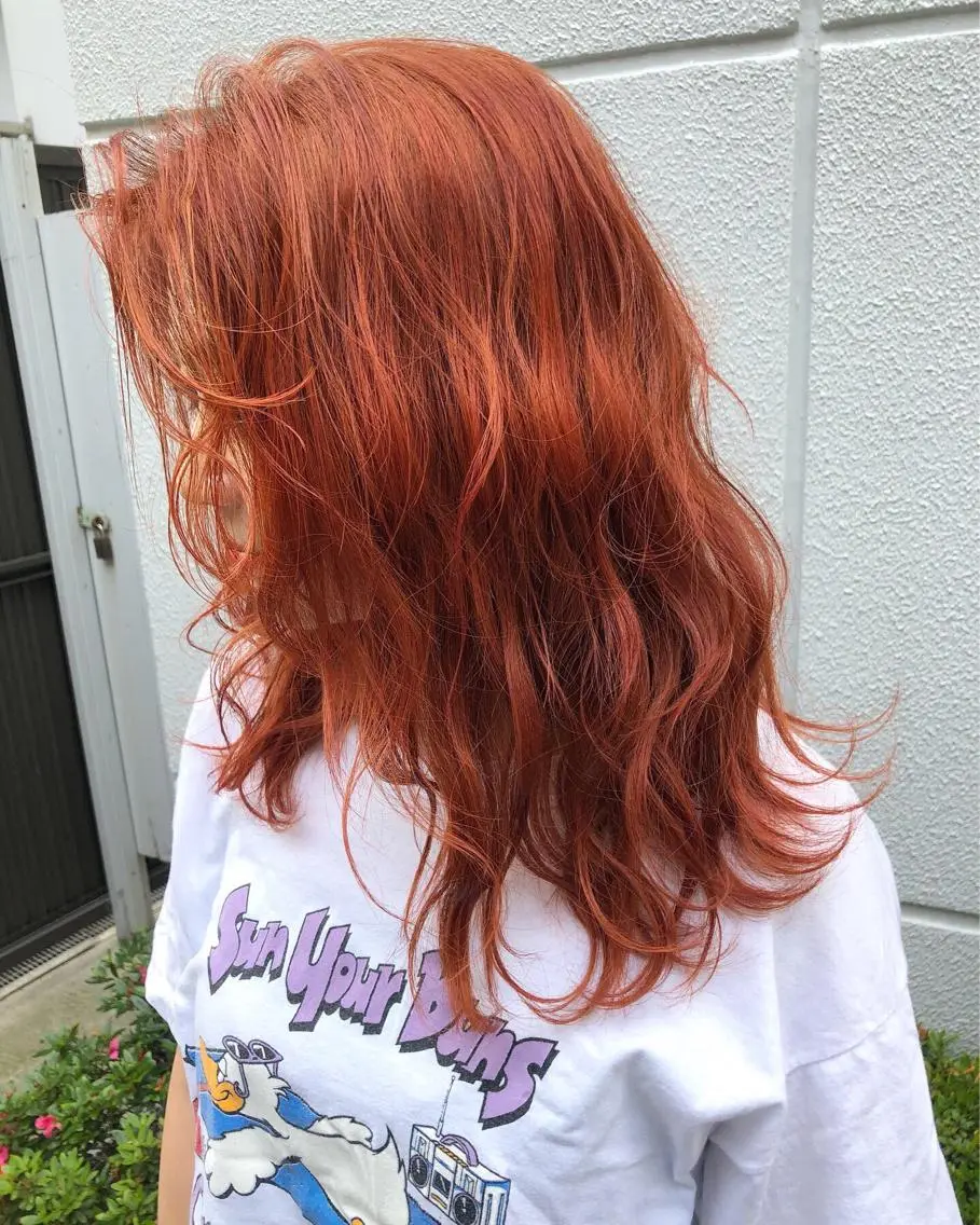 セミロング カラー 松田 光雄のヘアスタイル